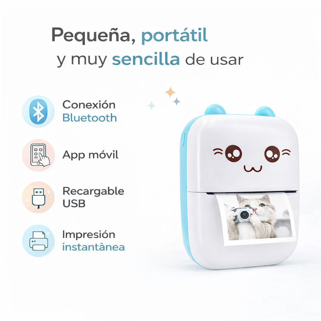 InstaPrint™ | Imprime fotos, notas y recuerdos al instante ✨