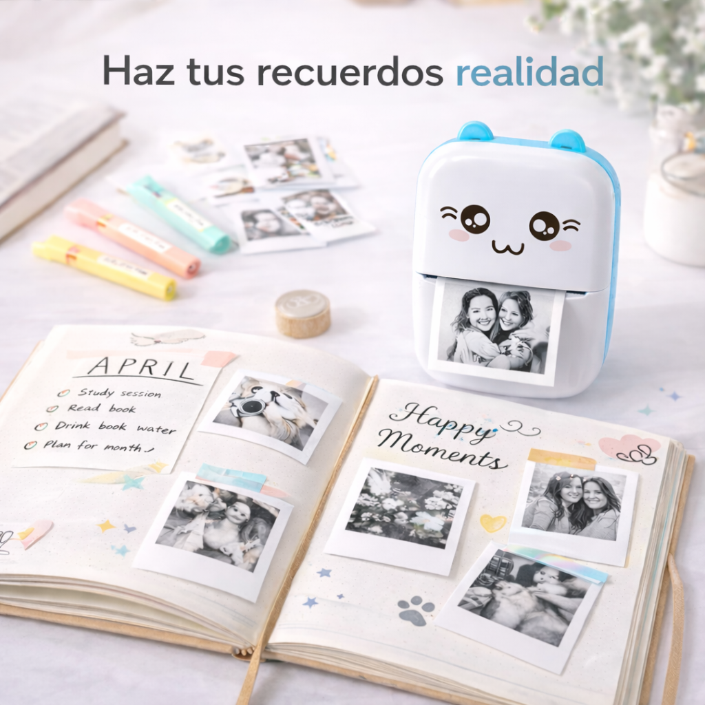 InstaPrint™ | Imprime fotos, notas y recuerdos al instante ✨